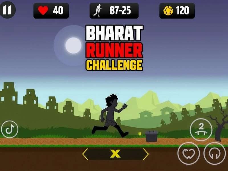 Bharat Runner Challenge Game Screenshot